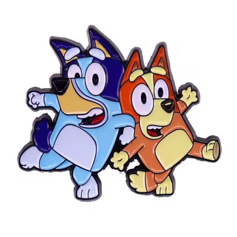 Bluey & Bingo Blue Enamel Pins 408-1